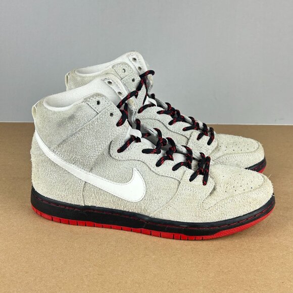 Nike Dunk Hi SB Pro Black Sheep Athletic Shoes Womens 7.5 Summit White Suede - Picture 3 of 11